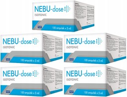 Nebu-Dose Isotonic Sól Fizjologiczna Do Inhalacji 100 Ampułek