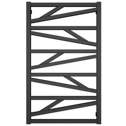 Grzejnik łazienkowy c.o. YUT-50/90C31 czarny mat dolny Instal-Projekt