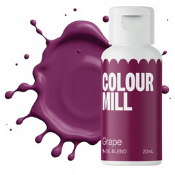 Barwnik olejowy do mas tłustych kremu czekolady fioletowy