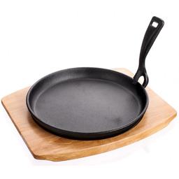 Edinos Żeliwna patelnia z odpinaną rączką i drewnianą