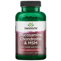 Swanson Glukozamina Chondroityna MSM, 120 tabl.