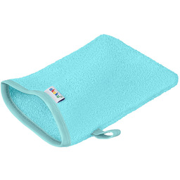 Akuku, myjka rękawica XL, 100% bawełna, turkusowa, 1