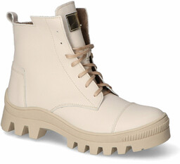 Botki Nicole 2831/054 Beżowe lico