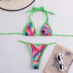 Strój Kąpielowy w Stylu Vintage Mini Mikro Bikini