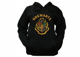 128 Bluza Kaptur Harry Potter Hogwart Herb Wzór