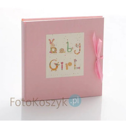 Album dziecięcy Baby Girl (tradycyjny, 60 kremowych stron)