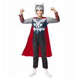 Strój Thor Bóg Piorunów Z Maską I Młotem