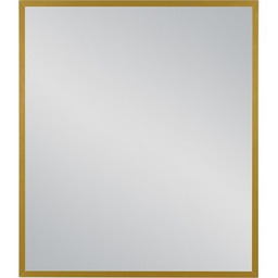 Lustro łazienkowe prostokątne 70x80 cm złota rama AUTORYZOWANY