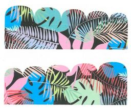 Naklejki wodne do paznokci rośliny BN-962