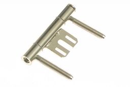 Zawias 3-częściowy, nikiel metal 15 mm