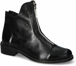 Botki Nicole 2840/037 Czarne lakier
