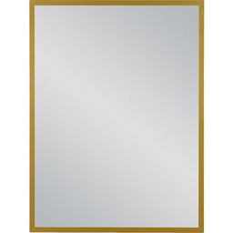 Lustro łazienkowe prostokątne 60x80 cm złota rama AUTORYZOWANY