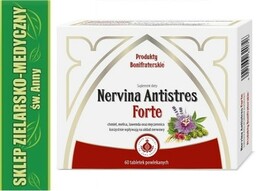 NERVINA ANTISTRES FORTE 60 tabletek NOWY SKŁAD