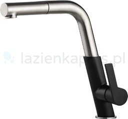 DEANTE BQS B730 Silia stal-czarny bateria zlewozmywakowa