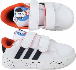 Adidas Grand Court 101 Dalmatyńczyków ID8013 Buty Dziecięce
