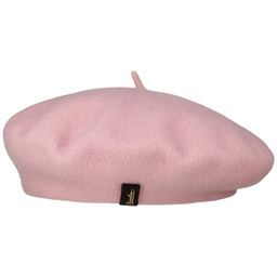 Wool Beret by Borsalino, różowy, One Size