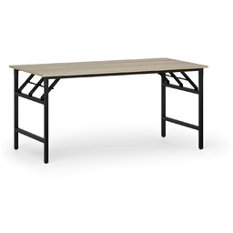 Stół konferencyjny FAST READY, 160x80 cm, czarna podstawa,