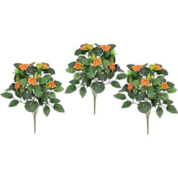 Flair Flower Sztuczny krzew róż, 34 cm, zestaw