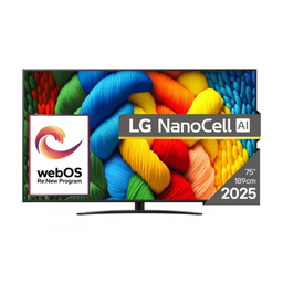 Telewizor LG NanoCell 75NANO81A3A 75" 4K Ultra HD