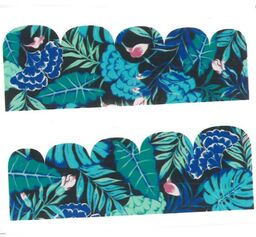 Naklejki wodne do paznokci rośliny BN-967