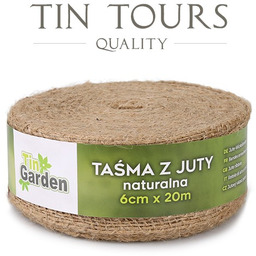 NATURALNA TAŚMA Z JUTY 6 cm x 20