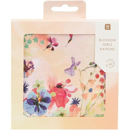 Kwiatowe serwetki wielkanocne na popołudniową herbatę, urodziny, zaręczyny,