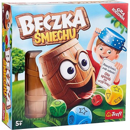 Trefl Beczka Śmiechu Gra Planszowa, Wielokolorowy, Od 5