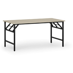 Stół konferencyjny FAST READY, 160x80 cm, czarna podstawa,