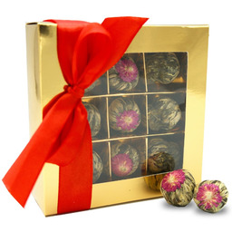 Zestaw herbat kwitnących 9 szt. BOMBONIERKA