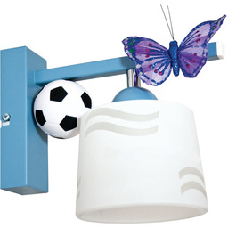 Kinkiet ścienny lampa ścienna Football piłka niebieski kinkiety