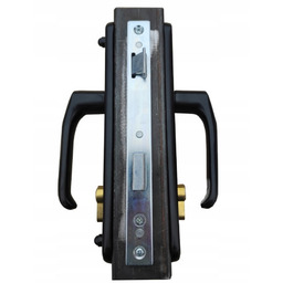 Zamek do furtki kaseta 50x50 klamka wkładka zamek