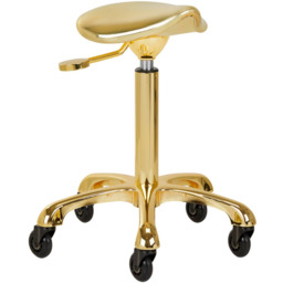 Stołek Gabbiano Fine Gold, 54 74 cm, złoty