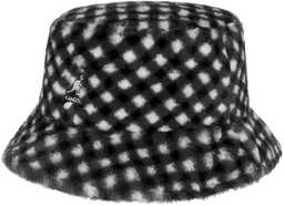 Kapelusz Tekstylny Faux Fur Check Bucket by Kangol,