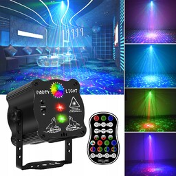 Projektor Dyskotekowy Kula Disco Reflektor Laser Led Rgb
