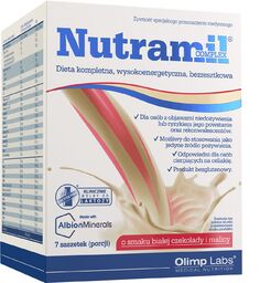 Olimp Nutramil Complex, preparat odżywczy, smak biała czekolada