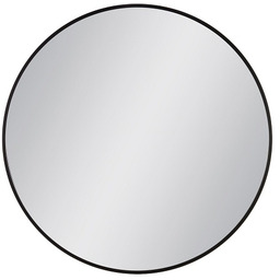 Lustro łazienkowe okrągłe 80 cm czarna rama AUTORYZOWANY