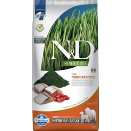 FARMINA N&D Spirulina Adult Medium&Maxi Herring & Wolfberry