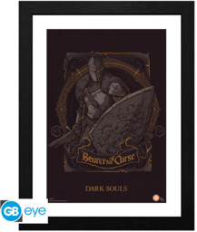 Plakat w ramce Dark Souls - Nosiciel Klątwy