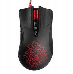 Mysz przewodowa, A4Tech Bloody A90A Blazing, czarna, optyczna,