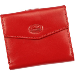 Skórzana portmonetka Zgrabny damski portfel zatrzask EL FORREST