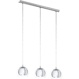 EGLO lampa wisząca, stal, 40 W, chrom