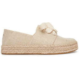 Espadryle Toms Carolina Lace Up 10023062 Beżowy