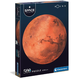 Clementoni, puzzle, Okrągłe Nasa Collection, 500 el.