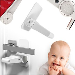 Blokada klamki okna drzwi szuflad zabezpieczenie mebli przed