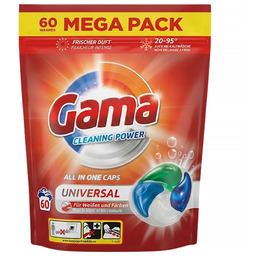 Gama Uniwersal, kapsułki do prania 4w1, 60 sztuk