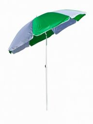 BANQUET Parasol plażowy 180 cm zielono-biały