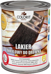 Colorit Lakier Akrylowy Do Drewna Połysk 750Ml