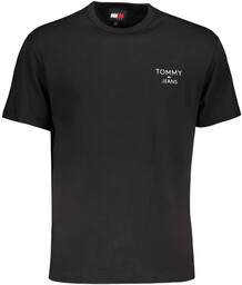 MĘSKI T-SHIRT Z KRÓTKIM RĘKAWEM TOMMY HILFIGER CZARNY