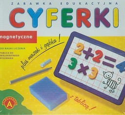 Cyferki Magnet z tablica
