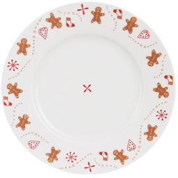 Orion Porcelanowy talerz deserowy PIERNICZEK 20 cm